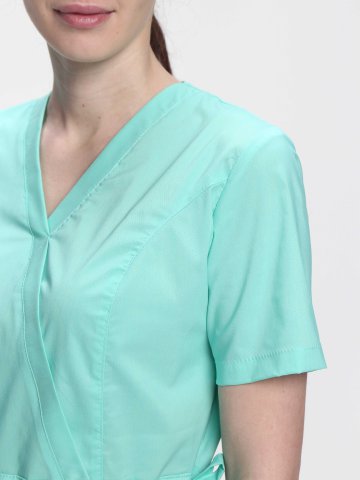 Костюм женский хирургический MedLine (тк.Стрейч,120), мятный