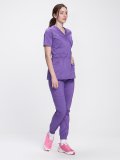 Костюм женский хирургический MedLine (тк.Стрейч,120), сиреневый