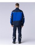 Куртка укороченная мужская ProfLineSpecialist (тк.Смесовая,240), т.синий/васильковый