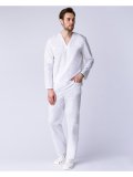 Костюм пекаря с длинным рукавом (тк.Бязь,145), белый