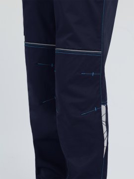 Брюки женские ProfLineSpecialist (тк.Смесовая,240), т.синий/васильковый